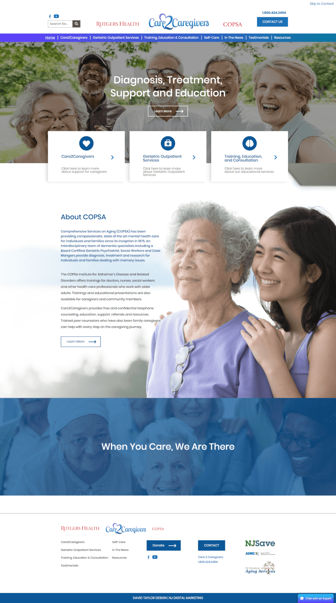 Care2CareGivers – Homepage