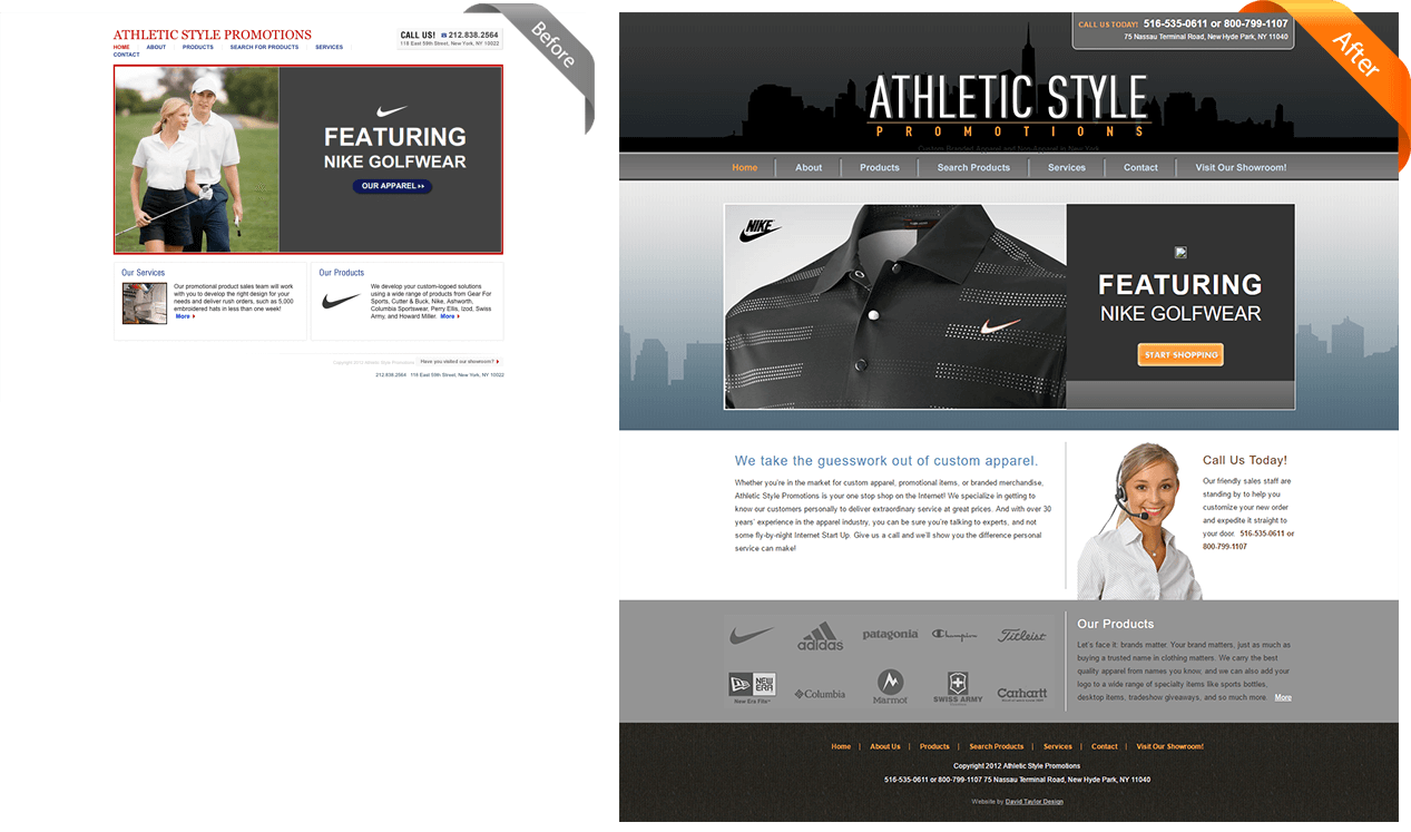 Athletic Style – Before After