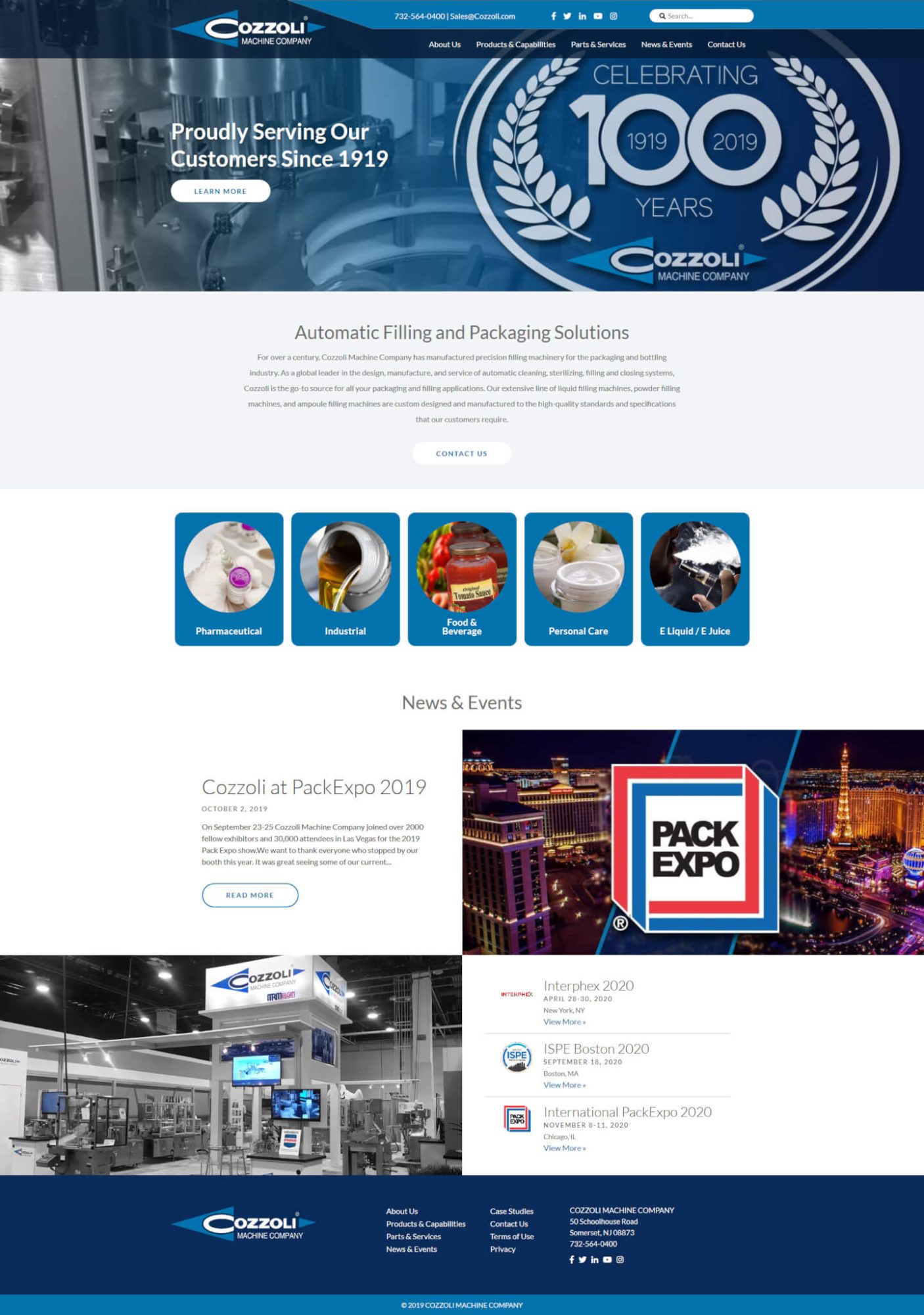 Cozzoli Machine Company – Homepage