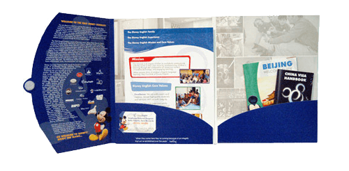 Disney English — Welcome Guide Folders & Brochures – Folder