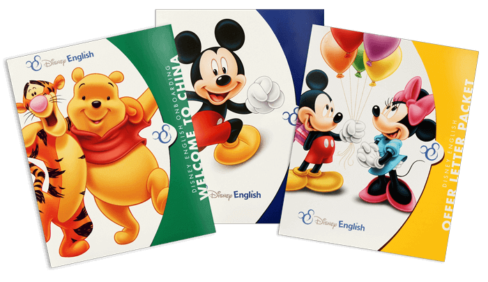 Disney English — Welcome Guide Folders & Brochures – Pan