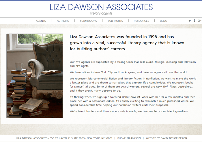 Liza Dawson Associates – Homepage