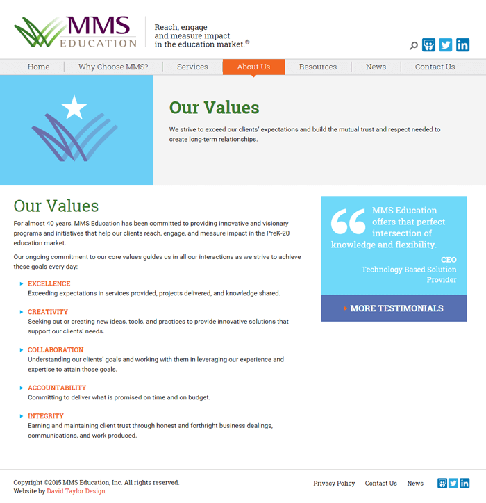 MMS Education – Our Values