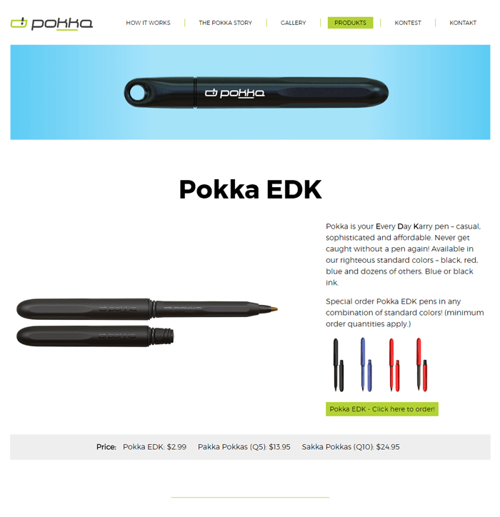 Pokka Pen – Logo – Produkts