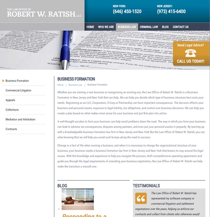 Ratish Law – Business Formation