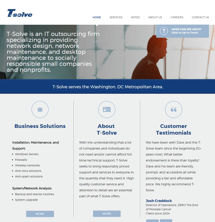 T-Solve – Homepage